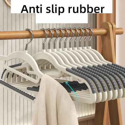 Protiskluzový věšák na oblečení, závěs na domácí oblečení, bezešvé a odolný přes ramena, věšák na šaty, ochranný stojan na šatní skříň