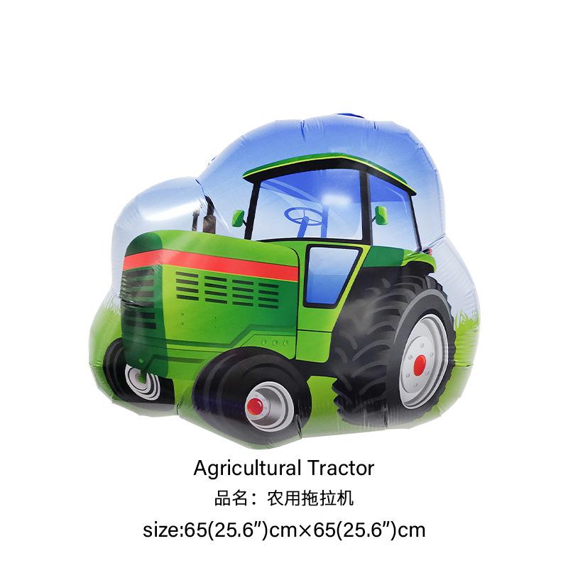 

Кран Вилочный погрузчик Экскаватор Цементовоз Строительный грузовик Тематическая вечеринка Декоративный воздушный шар из алюминиевой пленки Agricultural Vehicle