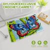 Knotenhaken-Set Handgemachtes DIY Teppich-Bastelset Segmentierte Stickmaterial-Packung Geeignet für Bastelbegeisterte und Anfänger
