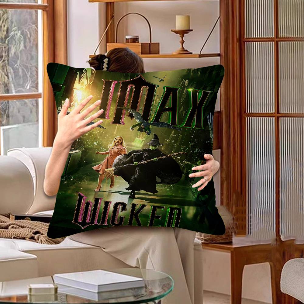 Wicked Movie Cushion Cover Pillow Cover Decor Pillowcase Printed Cushion Case For Couch