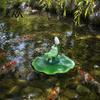 Yard Decor for Outdoor Water Features Floating Frog Pond Ornament, Realistic Resin Animal Statue, Garden Statues Weather Resistant Sculptures Backyard