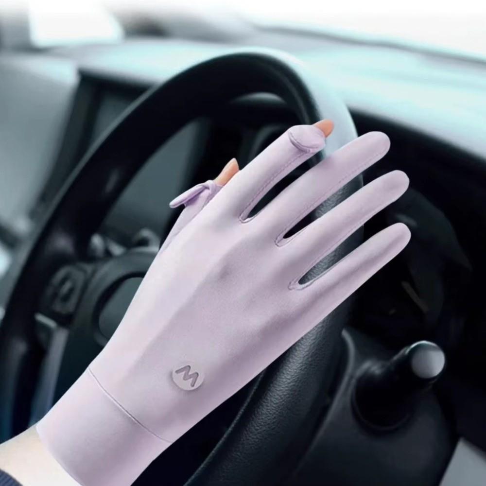 Non-Slip UV Protection Gloves Quick-Dry Ice Silk Gloves Unisex Cycling Gloves  Golf
