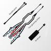 New Motorcycle Helmet Light Riding Signal EL Strip Kit Bar DIY Helmet Led Strip Reflector Cold Light Fil Capacete De Moto part