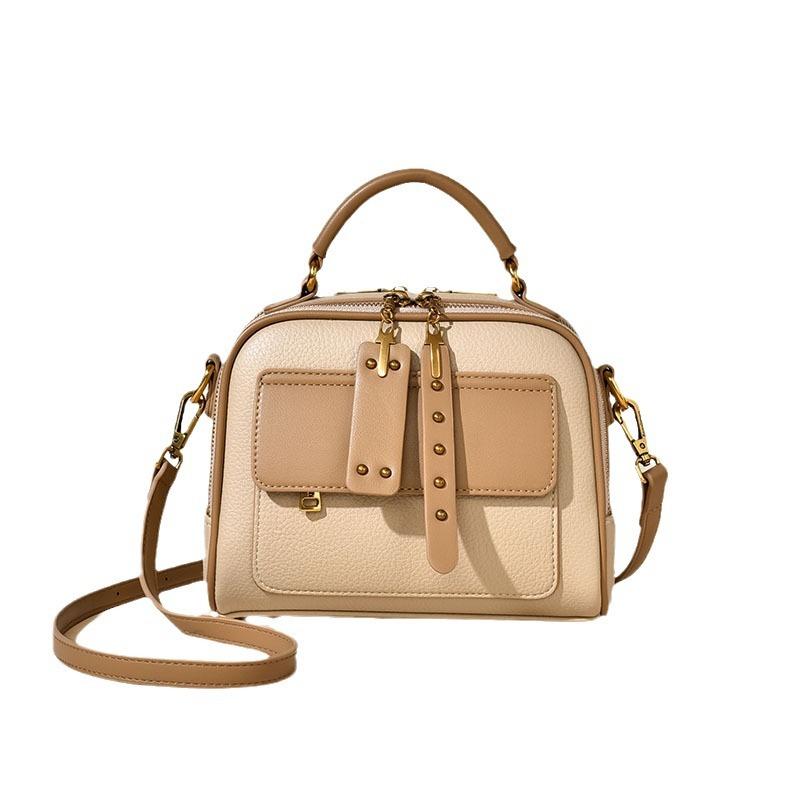 New High-end Crossbody Bag, Fashionable Contrasting Color Women's Handbag, Large Capacity Versatile Shoulder Bag