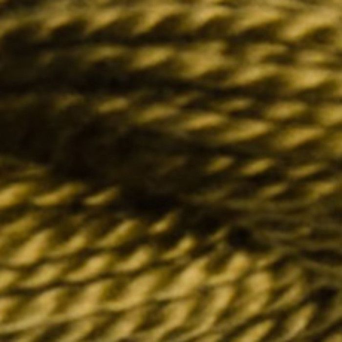 Fil à broder perlé - DMC - 115 5-830 - Olive doré foncé - Taille 5 - 100% coton long fil