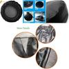 Universal Black Pvc Tire Cover For Cars Durable 0.7mm Thickness, Available In 14", 15", 16", 17" Sizes