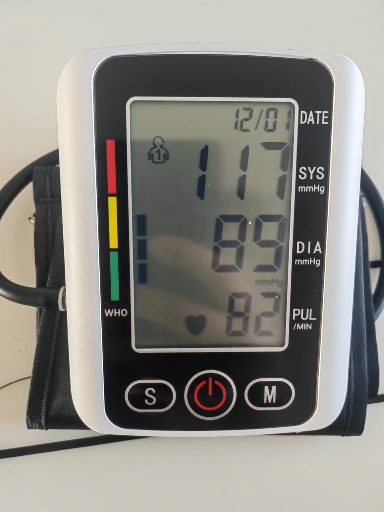 High Accuracy Upper Arm Blood Pressure Monitor - Automatic Sphygmomanometer with Memory Function