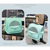 New Pet Bag Macaron Candy Color Large Capacity Shoulder Portable Breathable Cat Bag Outing Pet Backpack
