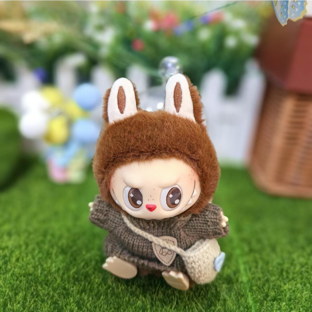 {Baby Clothes Only} 17CM Pendant Clothes Cute Knitted Sweater Set Doll Hat Doll