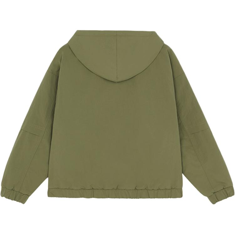 New Balance Jackets Women's Army Green Hooded Moderate Other AWJ13319-OLG