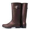 Waterproof Rain Boots Women Adult High Tube Buckle Long Tube Water Shoes Autumn