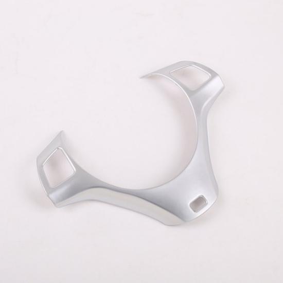 ABS Silver Steering Wheel Cover Trim For 2005-2012 BMW 3 Series E90 E92 E93