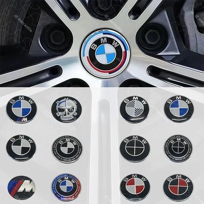 4pcs-60mm Automobile Wheel Hub Sticker Logo Rim Cover Badge For X1 X3 X5 X6 Z4 M2 M3 M4 Modified Hub Center Sticker