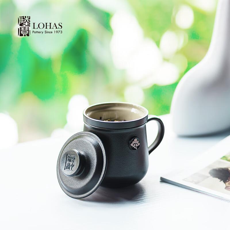 

Lubao Cloud Brocade Ceramic Lidded Tea Cup