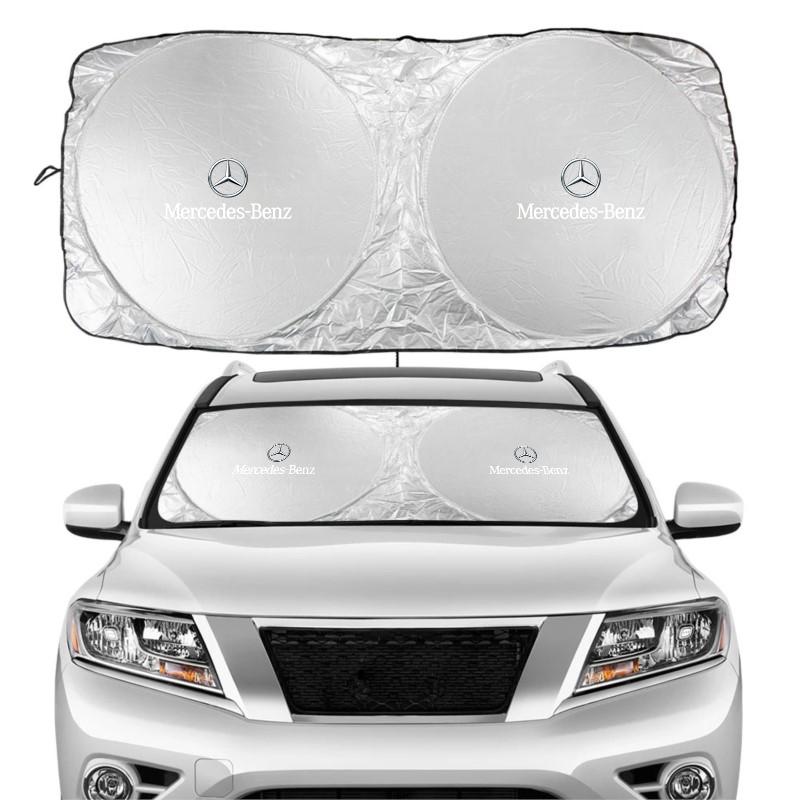 TGM3 Summer Car Interior Front Window Sunshade UV Protection Auto Sticker For Mercedes Benz W205 C300 W203 W206 W108 W124 W126 W140 W