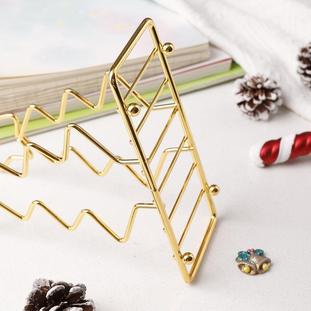 Ny Julgransjärn Servetthållare Modern Stil Stabil Pappersdispenserställ Multifunktionellt Pappersförvaringsställ Bordsdekoration