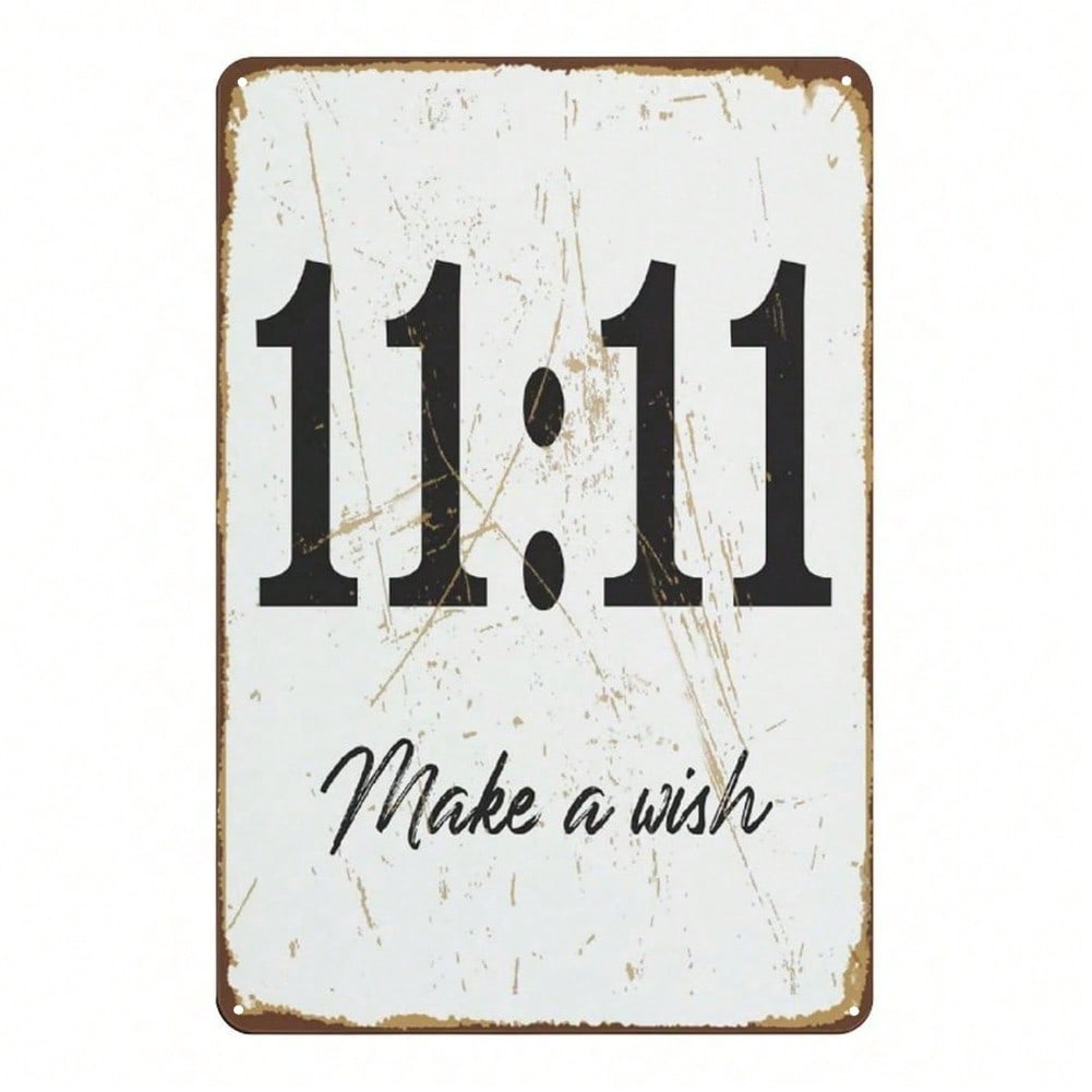 

Funny 11:11 Metal Tin Sign Vintage Wall Plaque Home Bar Cafe Decor Gift 30x20cm 20x30 разноцветный