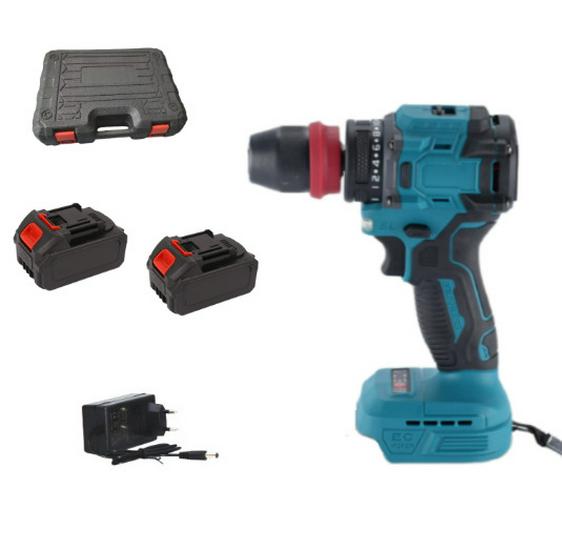 High-Power Handheld Brushless Electric Drill with Detachable Design and Wireless Lithium Battery
