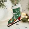 Cartoon Angel Girl Christmas Decorations Multicolor Wrought Iron Drop Ornaments Festival Accessories Handicraft