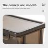 Plastic Pencil Case Transparent Black Stationery Storage Box Stationery Organizer  Students