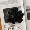 Móda Ženy Dívky Černý Sametový Scrunchie do Vlasů Gumičky do Vlasů Elastické Gumičky do Vlasů Klasický Ohon Doprava Zdarma