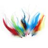 Colorful Ribbon Fly Fish Tuna Lures Flash Line Squid Skirt Lure  Freshwater Saltwater
