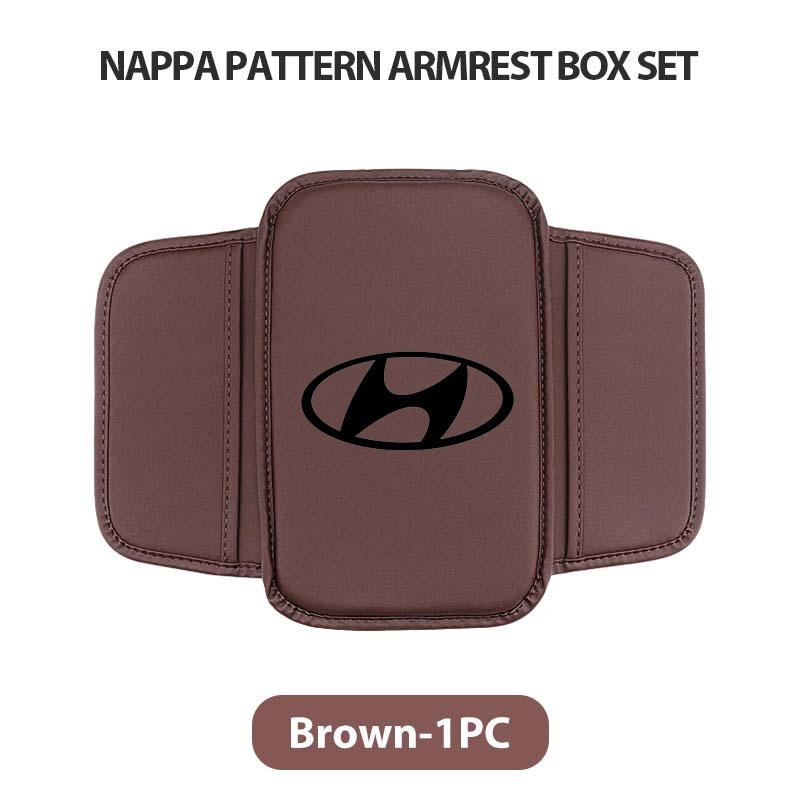 Leather Car Armrest Mat Center Console Armrests Storage Box Pad Protection Cushion For Hyundai i10 i20 i30 i40 ix20 ix35 ix55 XX4