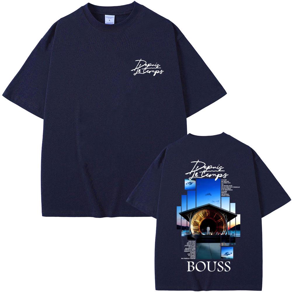 Rapper Bouss Et Si Jechoue Album Grafik T-Shirt Herren Damen Hip Hop Mode Popmusik T-Shirt Männlich Lässig Baumwolle Vintage T-Shirts