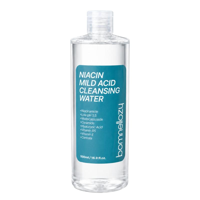 bomnellozy Niacin Mild Acid Cleansing Water 500ml, 1 pcs