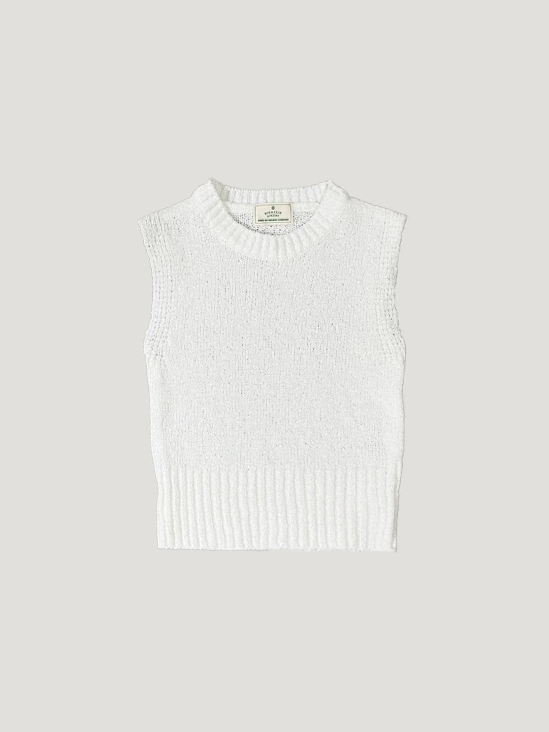 Royal Club Holiday Лилибет Букле Укороченный Топ Айвори Ivory White