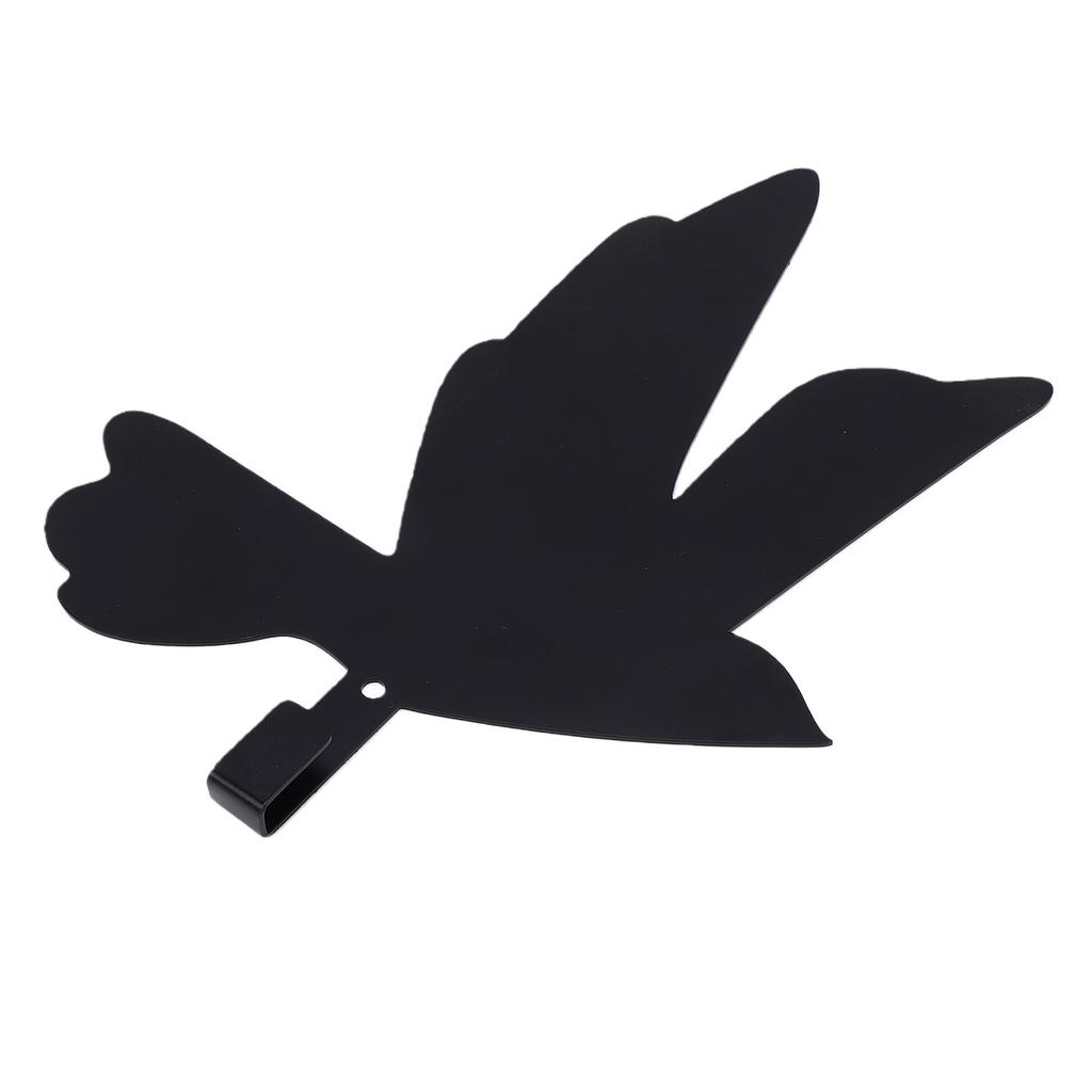 Flying Bird Wall Hook Iron Metal Modern Key Holder Hanger Coat Hook Wall Decor for Entryway Bags Hats Towels Black