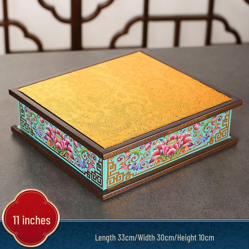 Guan Yin & Guan Gong Elevated Worship Stand for Buddhas & Gods Display