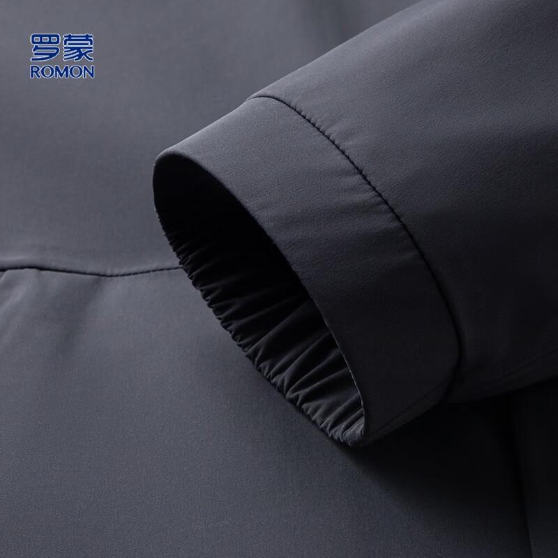 Luomeng Men's Fleece-Lined Detachable Hood Jacket