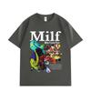 Man L Love Fish Funny Ocean Meme Graphic T Shirts Harajuku Y2k Short Sleeve Tshirts Men Women Clothing Casual Oversized Tshirt