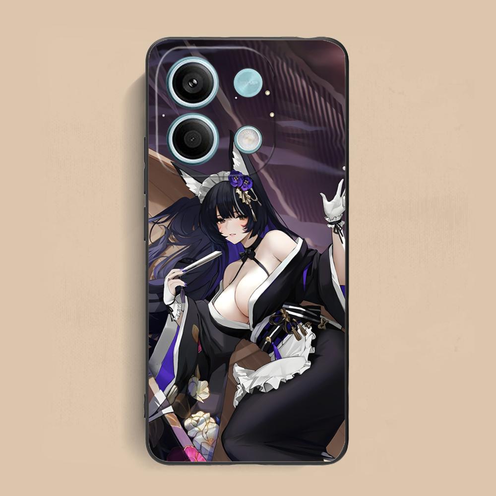 Azur Lane Musashi Matte TPU Mobile Phone Case for Xiaomi Redmi 15 14 13 12 A5 3 2 1 C Plus 4G 5G Colorful Printing Cover