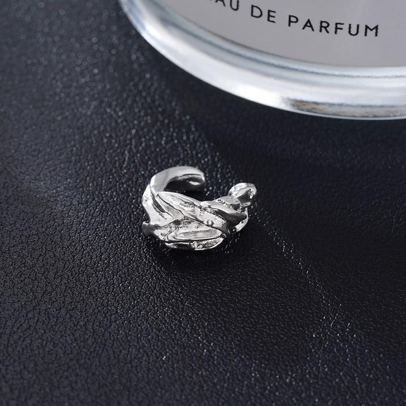 ANENJERY Silvery Geometry Pearl Tassels Earrings for Women No Ear Hole Personality Niche Design Jewelry Gifts Wholesale