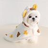 Winter Autumn Pet Hooded Blanket Cloak Indoor Fleece Dog Sleeping Cape Puppy Poncho Coat French Bull Outfit
