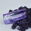 Natural Purple Sapphire Loose Gemstone 42.2 Ct Rough September Birthstone for Gem Collections