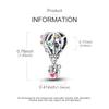 Copper Metal Couple Love Popular Hot Air Balloon Charm Bead Components Pendant Bead Component Jewellery Compatible With Authentic Original Bracelet