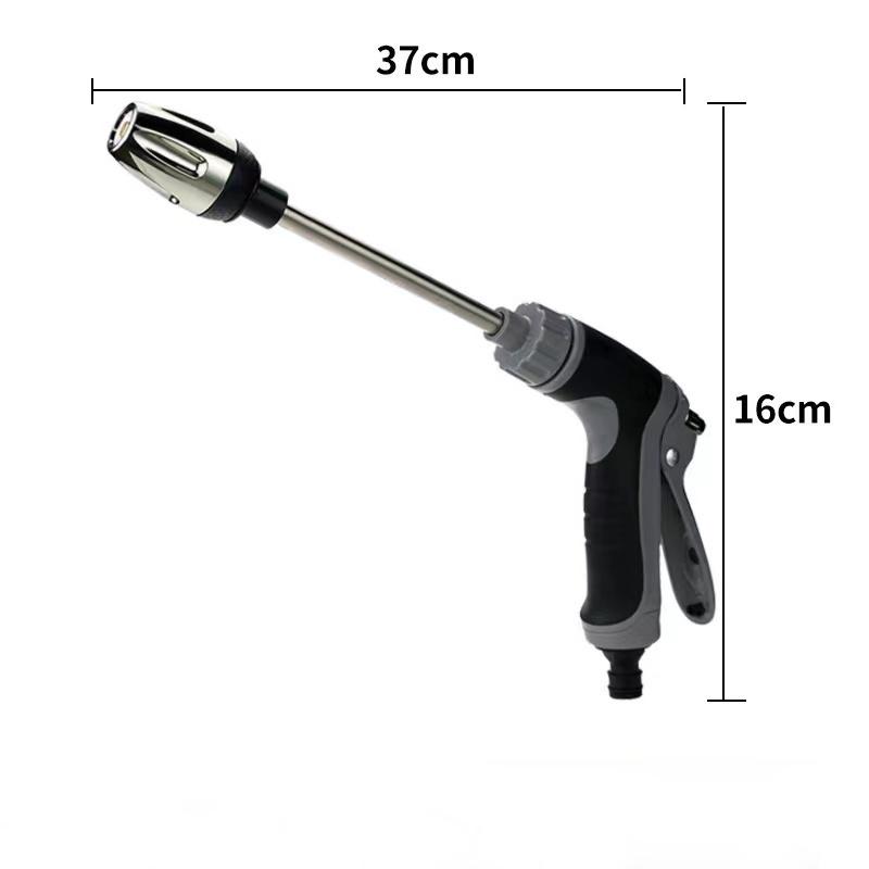

Водяной пистолет высокого давления для мойки автомобилей, бытовые инструменты для мойки автомобилей, металлический удлинитель, резиновое покрытие, ручной полив сада 1 pc