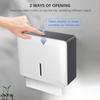 Wall Mount Paper Towel Dispenser Multifold Hand Towel Tissue Holder with Key Lock for Bathroom Kitchen Bedroom