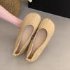Fashion SUOJIALUN 2025 Autumn New Women Flat Shoes Fashion Round Toe Shallow Slip On Ladies Casual Single Shoes Soft Flat Heel Ballerina