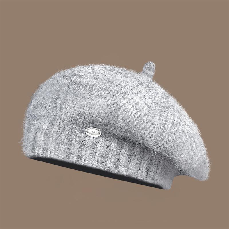 Ma Haimao Knit Beret Hat For Women Warm Fashion Autumn Chic Wearable