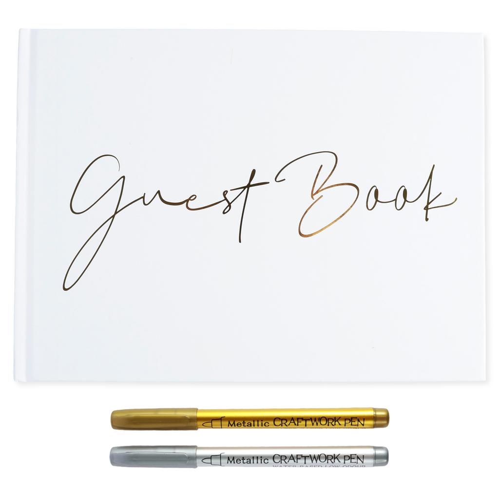 Personalisiertes Hochzeitsgästebuch Schlicht Elegant Hochzeitsparty Empfang Unterschriftenbuch DIY Hochzeitsfotoalbum Hochzeitsgeschenke