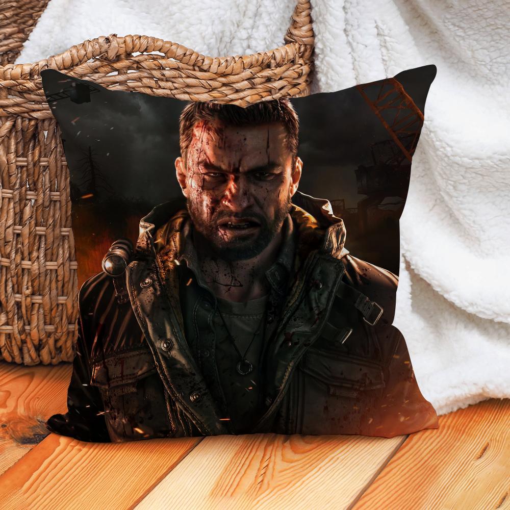 Игровой Подушка-чехол Dying Light The Beast Декор для дома Наволочка Подходит для Офиса Дивана Спальни Автомобиля 30x30cm