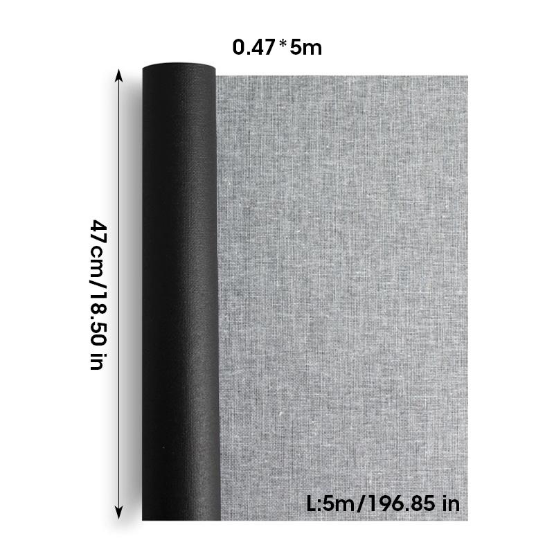 5M/Roll Cotton Canvas Roll,White Black Blank Specialized Suitable for Oil Painting,Acrylic Pigments,27,37,47,,57,67,77,87cm Wide