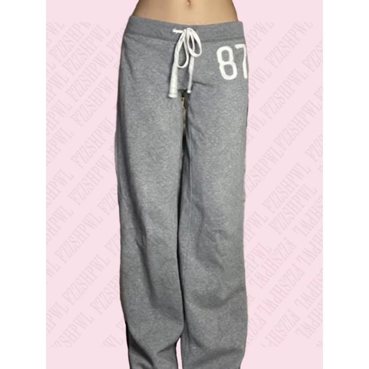 

BeatStreet 2000-ті Американський Ретро Принт з Літерами Повсякденні Штани Універсальний Стиль Гарячої Дівчини High Street Стиль Харадзюку Жіночі Повсякденні Штани L