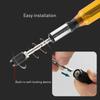Hand-pressed Screwdriver Bit Set Multifunction Head Forward Reverse Push Semi-automatic Screw Driver Fast Portable Cross Slotted