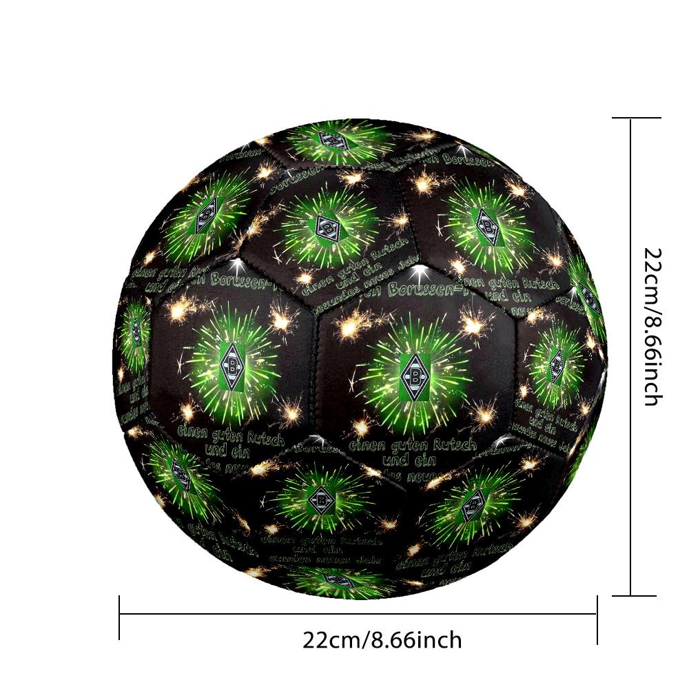 BMG posterSoccer Ball Colorful All Ages Machine Stitched PVC Competition Ready Durable High-Bounce