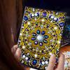 Handmade DIY Xian Porcelain Diamond Painting Notebook: Creative Educational Toy & Gift for Elementary Students, Teachers, and Kids with Stickers